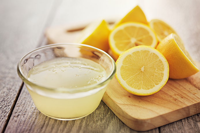 lemon juice in the morning on empty stomach