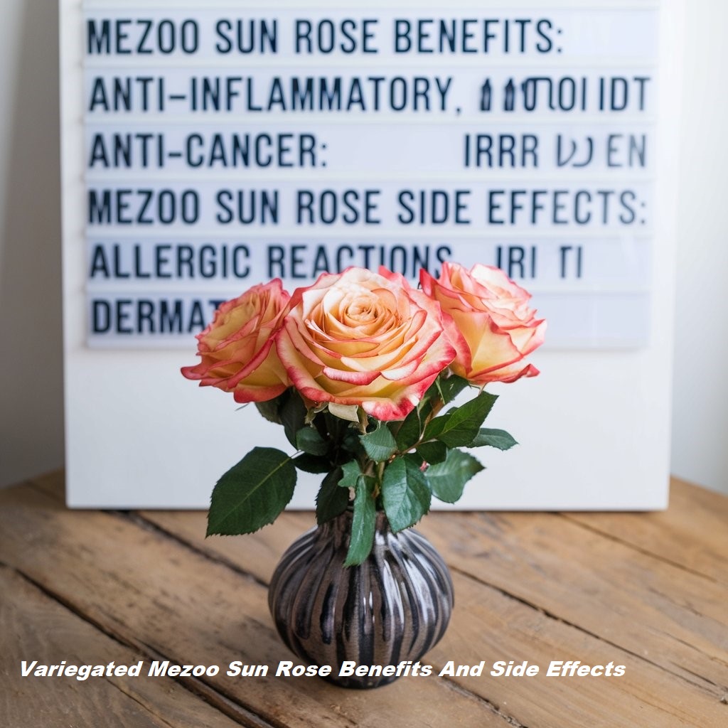 Variegated Mezoo Sun Rose Benefits And Side Effects